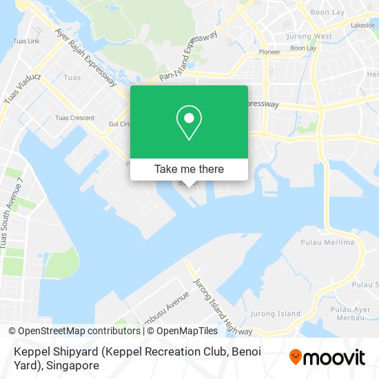 Keppel Shipyard (Keppel Recreation Club, Benoi Yard) map
