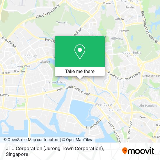 JTC Corporation (Jurong Town Corporation)地图