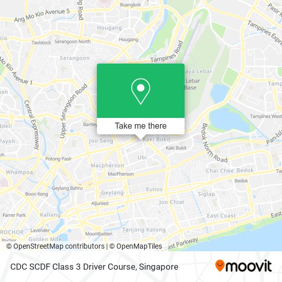 CDC SCDF Class 3 Driver Course地图