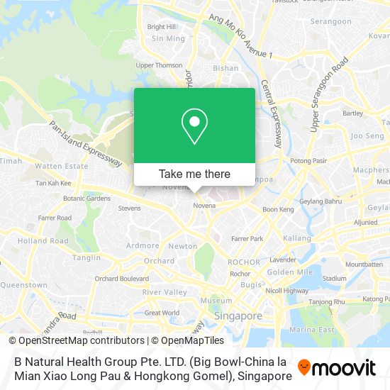 B Natural Health Group Pte. LTD. (Big Bowl-China la Mian Xiao Long Pau & Hongkong Gomel) map