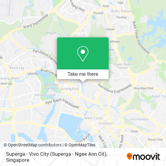 Superga - Vivo City (Superga - Ngee Ann Cit) map