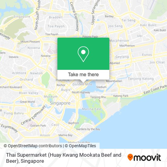 Thai Supermarket (Huay Kwang Mookata Beef and Beer)地图