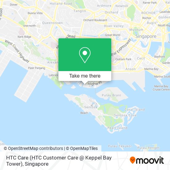 HTC Care (HTC Customer Care @ Keppel Bay Tower)地图