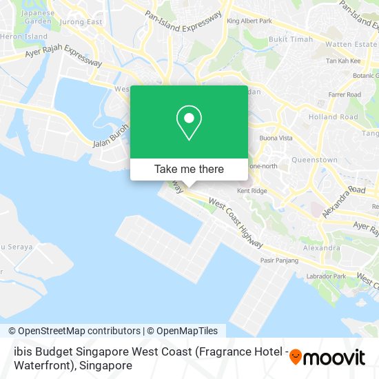 ibis Budget Singapore West Coast (Fragrance Hotel - Waterfront) map
