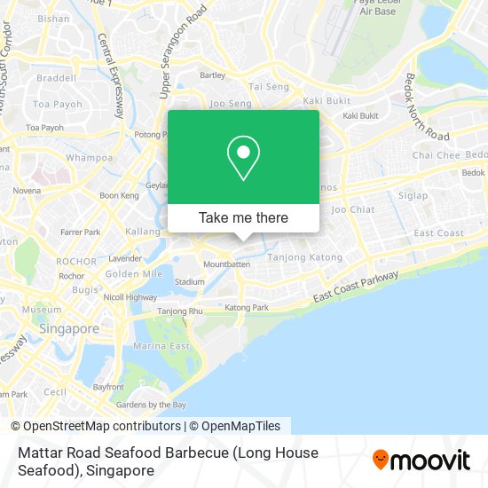 Mattar Road Seafood Barbecue (Long House Seafood) map