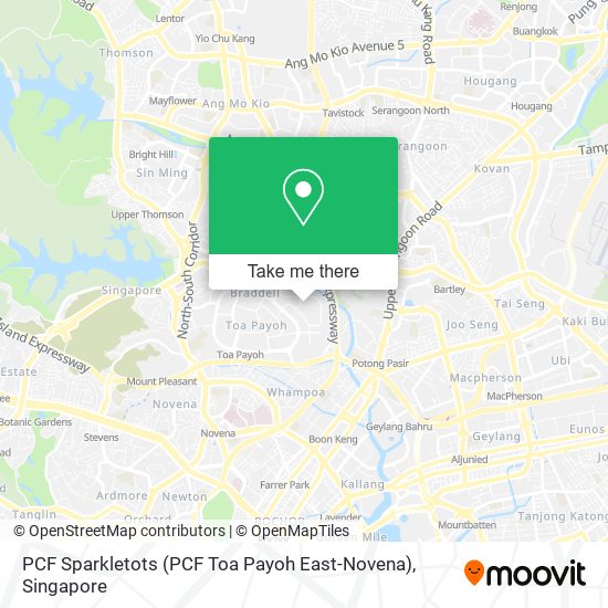 PCF Sparkletots (PCF Toa Payoh East-Novena) map