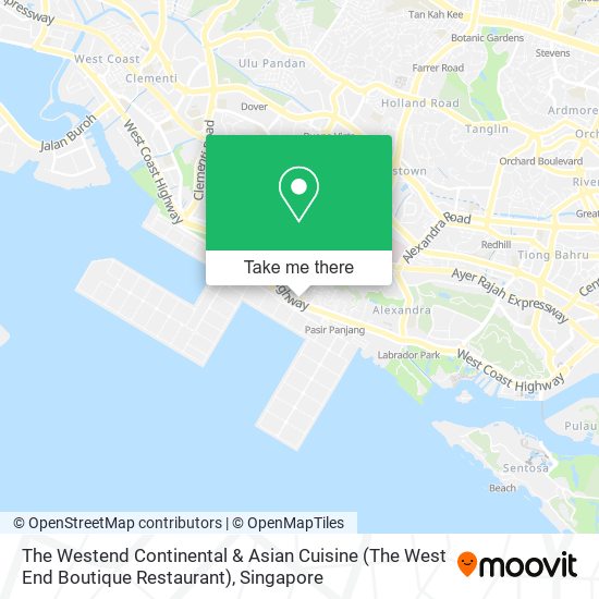 The Westend Continental & Asian Cuisine (The West End Boutique Restaurant) map