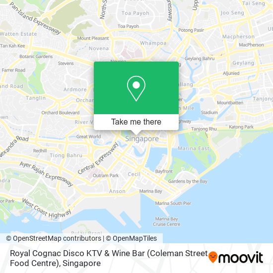 Royal Cognac Disco KTV & Wine Bar (Coleman Street Food Centre) map