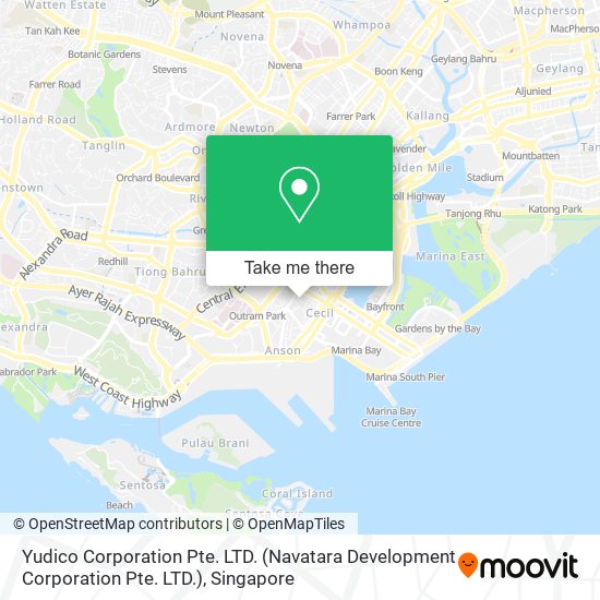 Yudico Corporation Pte. LTD. (Navatara Development Corporation Pte. LTD.) map