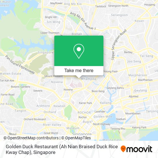 Golden Duck Restaurant (Ah Nian Braised Duck Rice Kway Chap) map