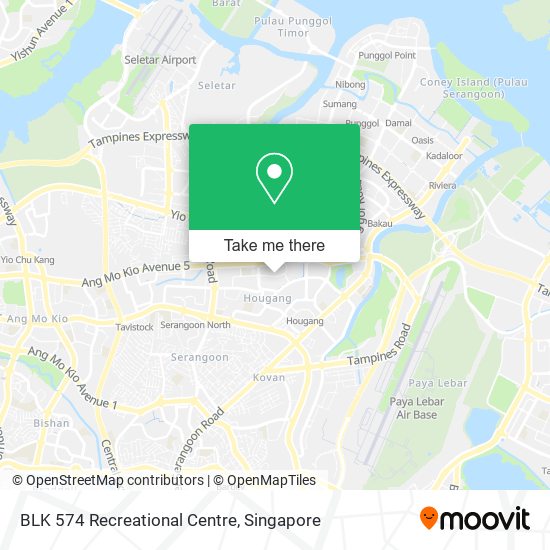 BLK 574 Recreational Centre map