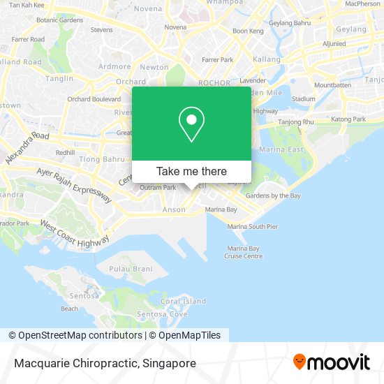 Macquarie Chiropractic map