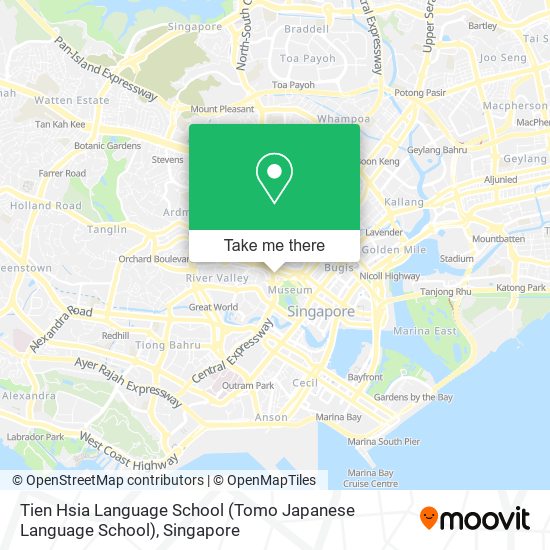 Tien Hsia Language School (Tomo Japanese Language School) map