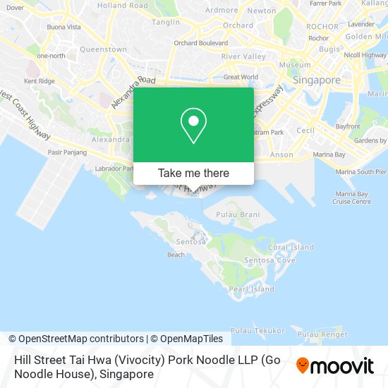 Hill Street Tai Hwa (Vivocity) Pork Noodle LLP (Go Noodle House) map