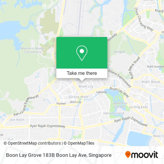 Boon Lay Grove 183B Boon Lay Ave map