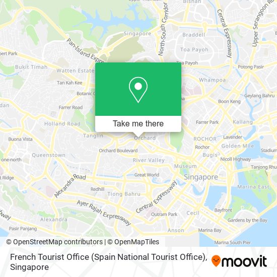 French Tourist Office (Spain National Tourist Office) map