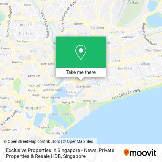 Exclusive Properties in Singapore - News, Private Properties & Resale HDB地图