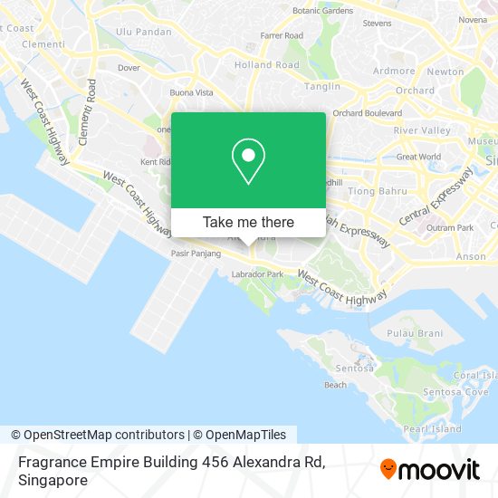 Fragrance Empire Building 456 Alexandra Rd map