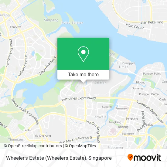 Wheeler's Estate (Wheelers Estate) map