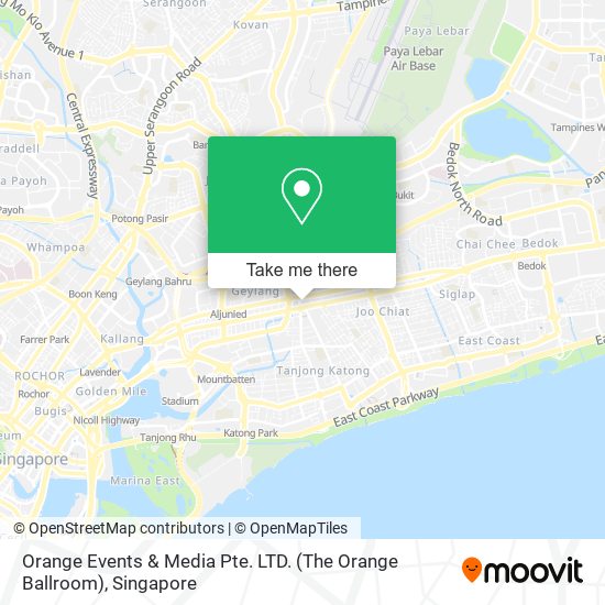 Orange Events & Media Pte. LTD. (The Orange Ballroom) map