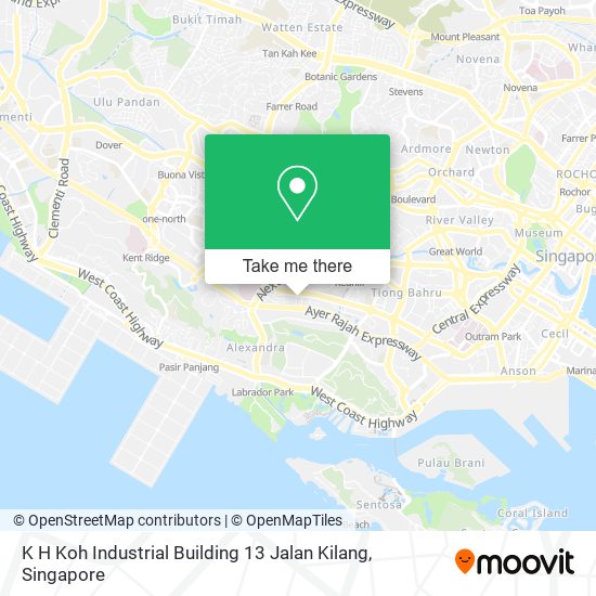 K H Koh Industrial Building 13 Jalan Kilang地图