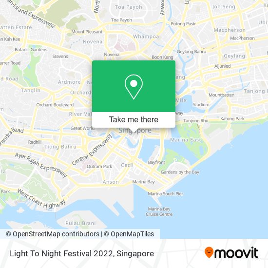 Light To Night Festival 2022 map