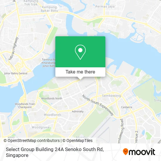 Select Group Building 24A Senoko South Rd map