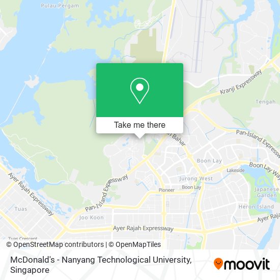 McDonald's - Nanyang Technological University map