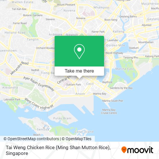 Tai Weng Chicken Rice (Ming Shan Mutton Rice) map