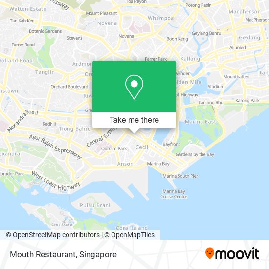 Mouth Restaurant map