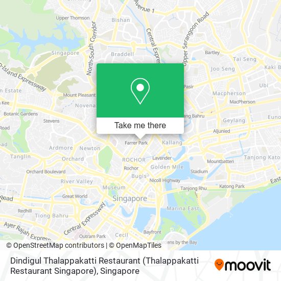 Dindigul Thalappakatti Restaurant (Thalappakatti Restaurant Singapore)地图