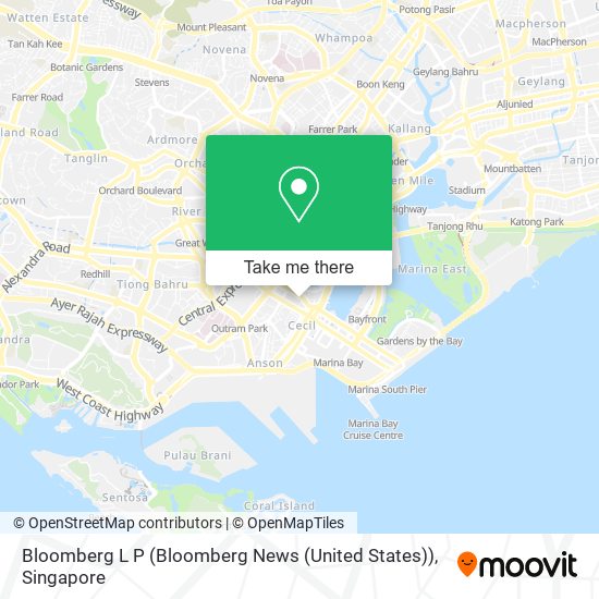 Bloomberg L P (Bloomberg News (United States)) map