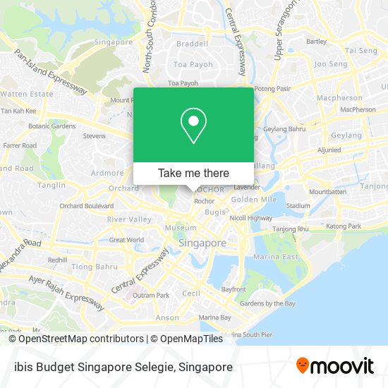 ibis Budget Singapore Selegie地图