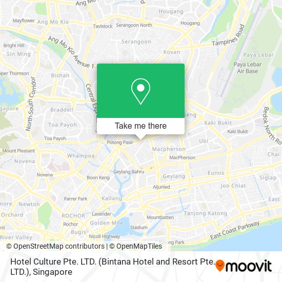 Hotel Culture Pte. LTD. (Bintana Hotel and Resort Pte. LTD.)地图