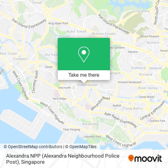 Alexandra NPP (Alexandra Neighbourhood Police Post) map