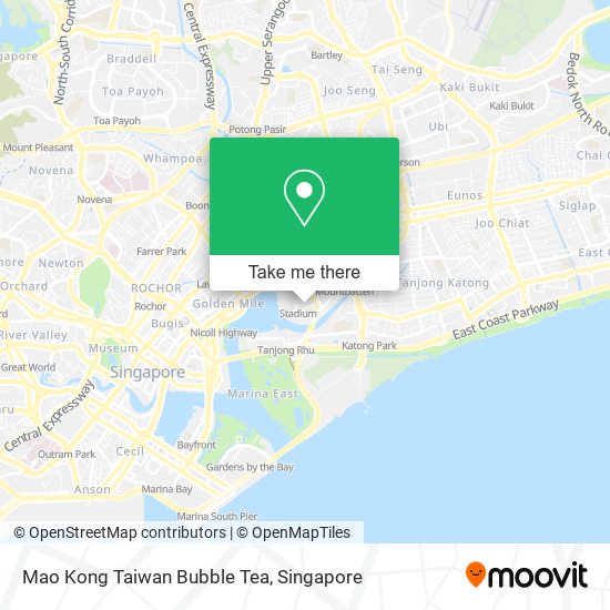 Mao Kong Taiwan Bubble Tea map