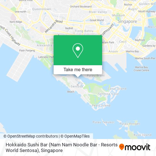 Hokkaido Sushi Bar (Nam Nam Noodle Bar - Resorts World Sentosa)地图