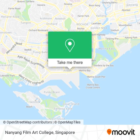 Nanyang Film Art College map