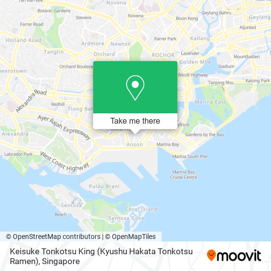 Keisuke Tonkotsu King (Kyushu Hakata Tonkotsu Ramen) map