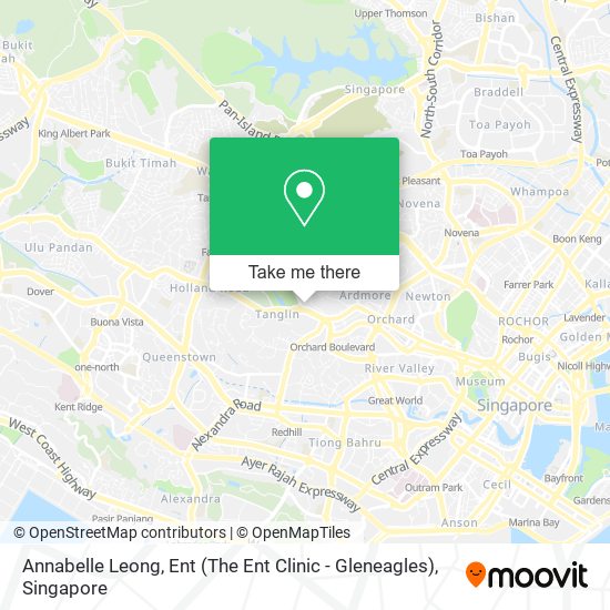 Annabelle Leong, Ent (The Ent Clinic - Gleneagles) map