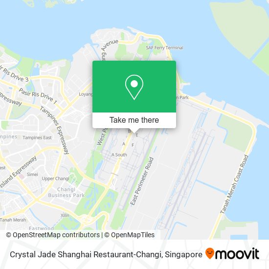 Crystal Jade Shanghai Restaurant-Changi map