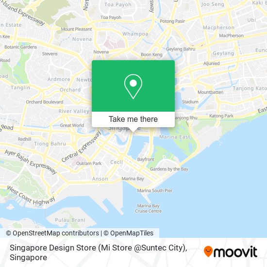 Singapore Design Store (Mi Store @Suntec City) map