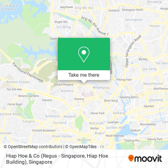 Hiap Hoe & Co (Regus - Singapore, Hiap Hoe Building) map