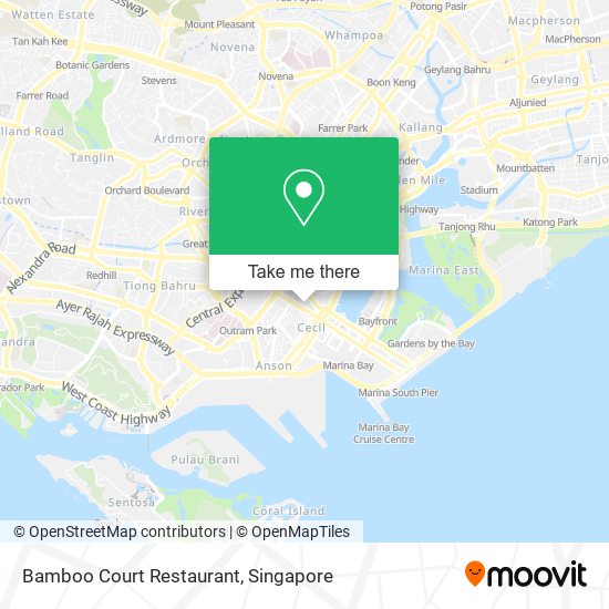 Bamboo Court Restaurant map