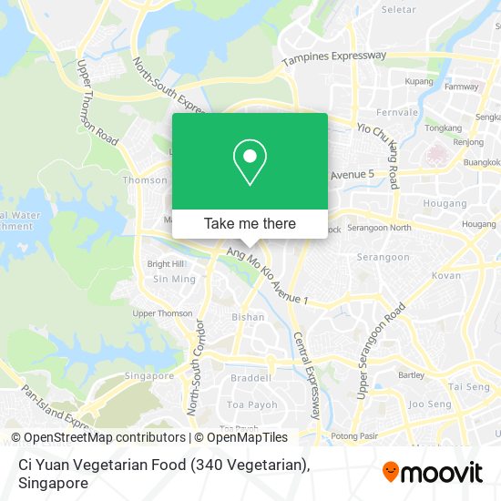 Ci Yuan Vegetarian Food (340 Vegetarian)地图