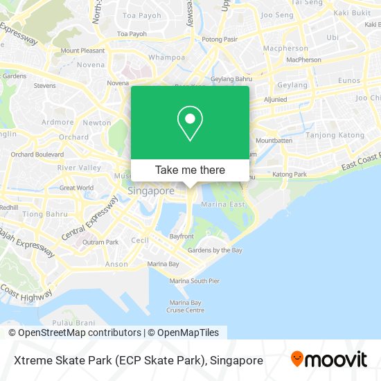 Xtreme Skate Park (ECP Skate Park) map