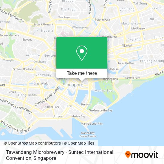Tawandang Microbrewery - Suntec International Convention地图