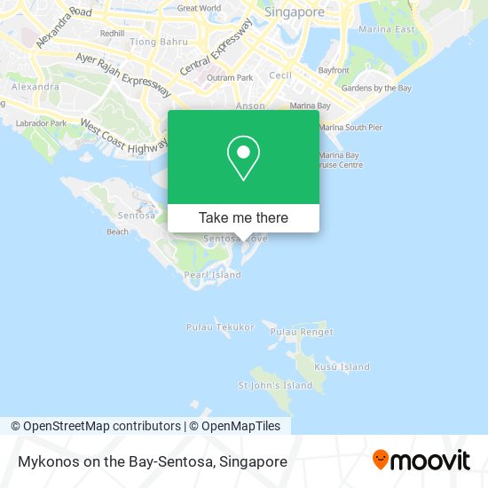 Mykonos on the Bay-Sentosa map