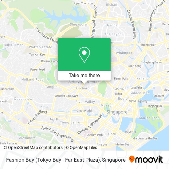 Fashion Bay (Tokyo Bay - Far East Plaza) map