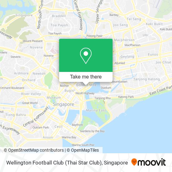 Wellington Football Club (Thai Star Club)地图